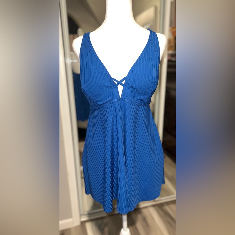 SHEIN Blue Women Swim 2 Piece